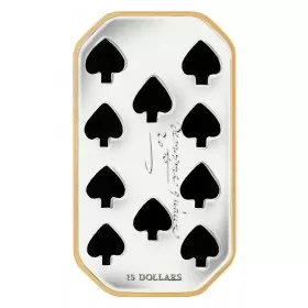2009 Canada Sterling Silver $15 Coin - Playing Card Series: Ten of Spades