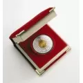 2004 Canadian $15 Chinese Lunar Calendar: Year of the Monkey Sterling Silver & Gold-plated Cameo Coin