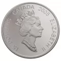2005 Canadian $15 Chinese Lunar Calendar: Year of the Rooster Sterling Silver & Gold-plated Cameo Coin
