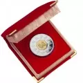 2006 Canadian $15 Chinese Lunar Calendar: Year of the Dog Sterling Silver & Gold-plated Cameo Coin