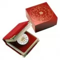 2009 Canadian $15 Chinese Lunar Calendar: Year of the Ox Sterling Silver & Gold-plated Cameo Coin