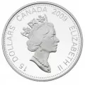 2009 Canadian $15 Chinese Lunar Calendar: Year of the Ox Sterling Silver & Gold-plated Cameo Coin