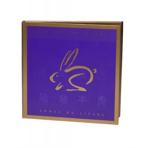 1999 Canada Sterling Silver 15 Dollar Coin & Stamp Set - Zodiac Series: Year of the Rabbit