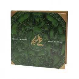 2001 Canada Sterling Silver $15 Coin & Stamp Set - Zodiac Series: Year of the Snake 2001 Canada Sterling Silver $15 Coin & Stamp Set - Zodiac Series: Year of the Snake
