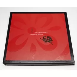 2002 Canada Sterling Silver $15 Coin & Stamp Set - Zodiac Series: Year of the Horse 2002 Canada Sterling Silver $15 Coin & Stamp Set - Zodiac Series: Year of the Horse