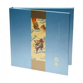 2004 Canada Sterling Silver $15 Coin & Stamp Set - Zodiac Series: Year of the Monkey