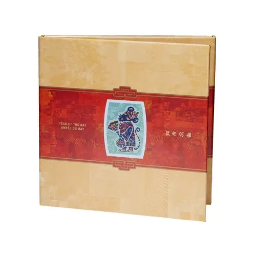 2008 Canada Sterling Silver $15 Coin & Stamp Set - Zodiac Series: Year of the Rat