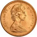 1970 Canadian 1-Cent Maple Leaf Twig Penny Coin (Brilliant Uncirculated)