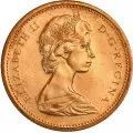 1974 Canadian 1-Cent Maple Leaf Twig Penny Coin (Brilliant Uncirculated)