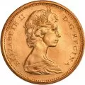 1976 Canadian 1-Cent Maple Leaf Twig Penny Coin (Brilliant Uncirculated)