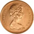 1978 Canadian 1-Cent Maple Leaf Twig Penny Coin (Brilliant Uncirculated)