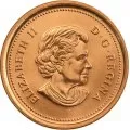 2006 NON-MAGNETIC Canadian 1-Cent Maple Leaf Twig Penny Coin (Brilliant Uncirculated)