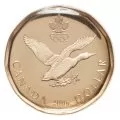 2006 Canadian $1 Celebrate the Legend Olympic Lucky Loonie Coin & Bookmark