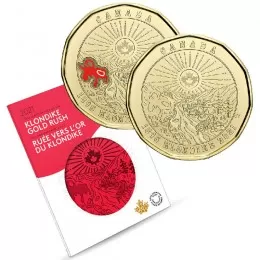 2021 (1896-) Canadian 7-Coin Klondike Gold Rush 125th Anniv Commemorative Collector Keepsake Set