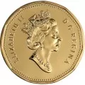 1991 Canadian $1 Common Loon Dollar Coin (Brilliant Uncirculated)