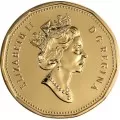 1992 (1867-) Canadian $1 Common Loon Dollar Coin (Brilliant Uncirculated)