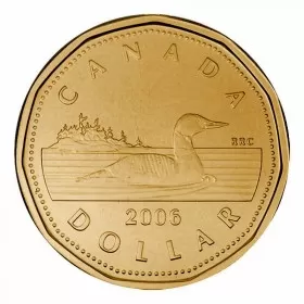 2006 Canadian $1 Common Loon Dollar Coin (Brilliant Uncirculated)