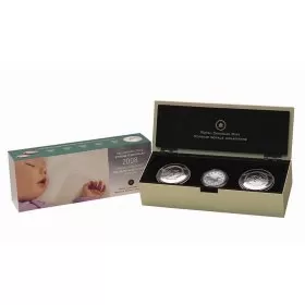2008 Canada Baby Keepsake Tins & Sterling Silver Dollar Coin Gift Set
