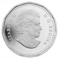 2012 (1987-) Canadian $1 25th Anniversary of the Loonie Proof Silver Dollar Coin