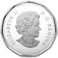 2017 (1987-) Canadian $1 30th Anniversary of the Loonie Fine Silver 2-Coin Set-no outside box