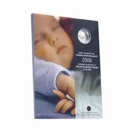 2008 Canada Baby's Lullabies CD & Sterling Silver Dollar Coin Gift Set-sterling loon coin only