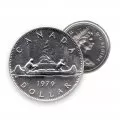 1979 Canadian $1 Voyageur Dollar Coin Lot of 100pcs (Circulated)