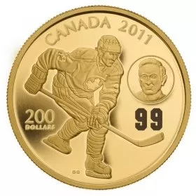 2011 Canadian $200 Wayne & Walter Gretzky - 22-karat Gold Coin