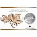 2012 Canadian $20 for $20 Farewell to the Penny Fine Silver Commemorative Coin 