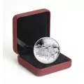 2007 Canadian $20 Holiday Sleigh Ride 1 oz Fine Silver Coin-coin is toned