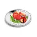 2011 Canada $20 Venetian Glass Tulip with Ladybug 1 oz Fine Silver Coin