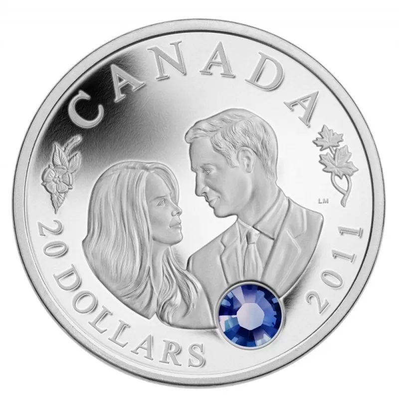 2011 Canadian $20 The Wedding Celebration HRH Prince William