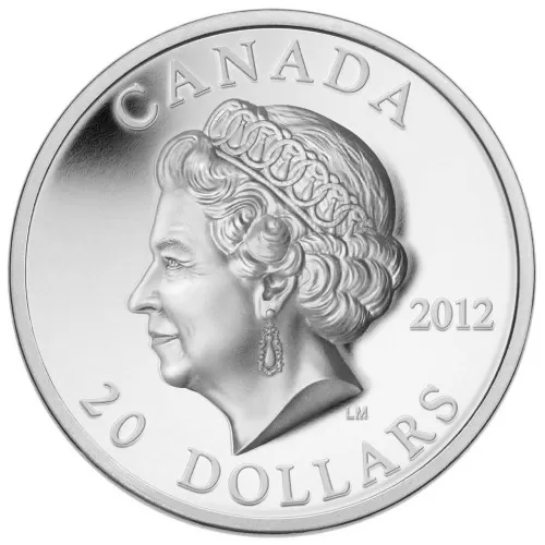2012 Canadian $20 Queen's Diamond Jubilee Portrait High Relief Proof Silver Coin