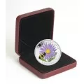 2012 Canadian $20 Aster with Venetian Glass Bumblebee 1 oz Fine Silver Coin