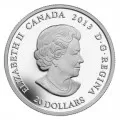 2013 Canadian $20 Contemporary Art - 1 oz Fine Silver Coin-coin is toned