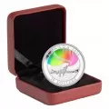 2014 Canadian $20 A Story of the Northern Lights: Howling Wolf - 1 oz Fine Silver Hologram Coin