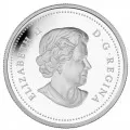 2014 Canadian $20 Maple Canopy: Spring Splendour 1 oz Fine Silver Coloured Coin-lightly toned