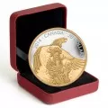 2014 Canadian $20 Nanaboozhoo and the Thunderbird - 1 oz Fine Silver & Gold-plated Coin