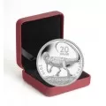 2014 Canadian $20 Dinosaurs of Canada: Scutellosaurus - 1 oz Fine Silver Coin - Tarnished