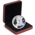 2014 Canadian $20 Venetian Glass Snowman - 1 oz Fine Silver Coin