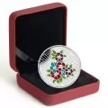 2014 Canadian $20 Stained Glass: Craigdarroch Castle - 1 oz Fine Silver Coloured Coin - Faded Enamel & Toned