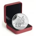 2014 Canadian $20 Dinosaurs of Canada: Xenoceratops Foremostensis - 1 oz Fine Silver Coin - No Beauty Box - Tarnished