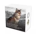 2015 Canadian $20 Imposing Alpha Wolf - 1 oz Fine Silver Coloured Coin