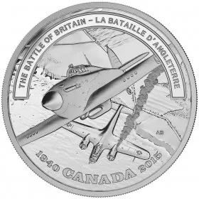 2015 Canadian $20 Second World War Battlefront Series: The Battle of Britain - 1 oz Fine Silver Coin