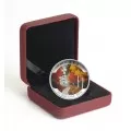 2015 Canadian $20 Autumn Express 1 oz Fine Silver Coloured Coin