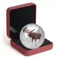 2015 Canadian $20 The Majestic Moose - 1 oz Fine Silver Coloured Coin