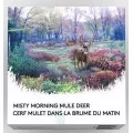 2015 Canadian $20 Misty Morning Mule Deer - 1 oz Fine Silver Coloured Coin