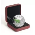 2015 Canadian $20 Canadian Icons: Polar Bear - 1 oz Fine Silver Coin with Jade Insert