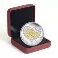 2015 Canadian $20 Wedding 1 oz Gold-plated Fine Silver Coin-outside box not 100%