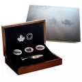 2016 Canadian $20 Big Fish Series 1 oz Silver Coloured 3-Coin Subscription Set + Lure, Collector Case