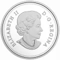 2016 Canadian $20 Autumn Tranquility 1 oz Fine Silver Coloured Coin-coin is toned & no outside box